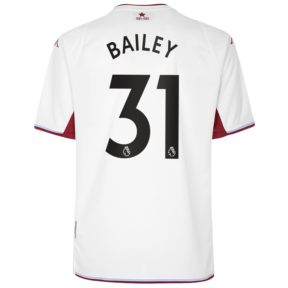 Premier League Aston Villa Away Jersey Shirt 2021-22 player Bailey 31 printing for Men