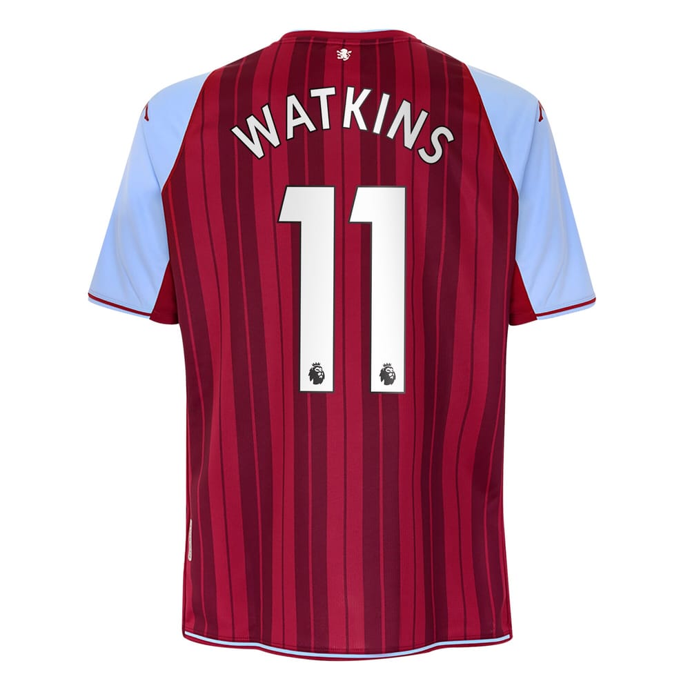 Premier League Aston Villa Home Jersey Shirt 2021-22 player Watkins 11 printing for Men