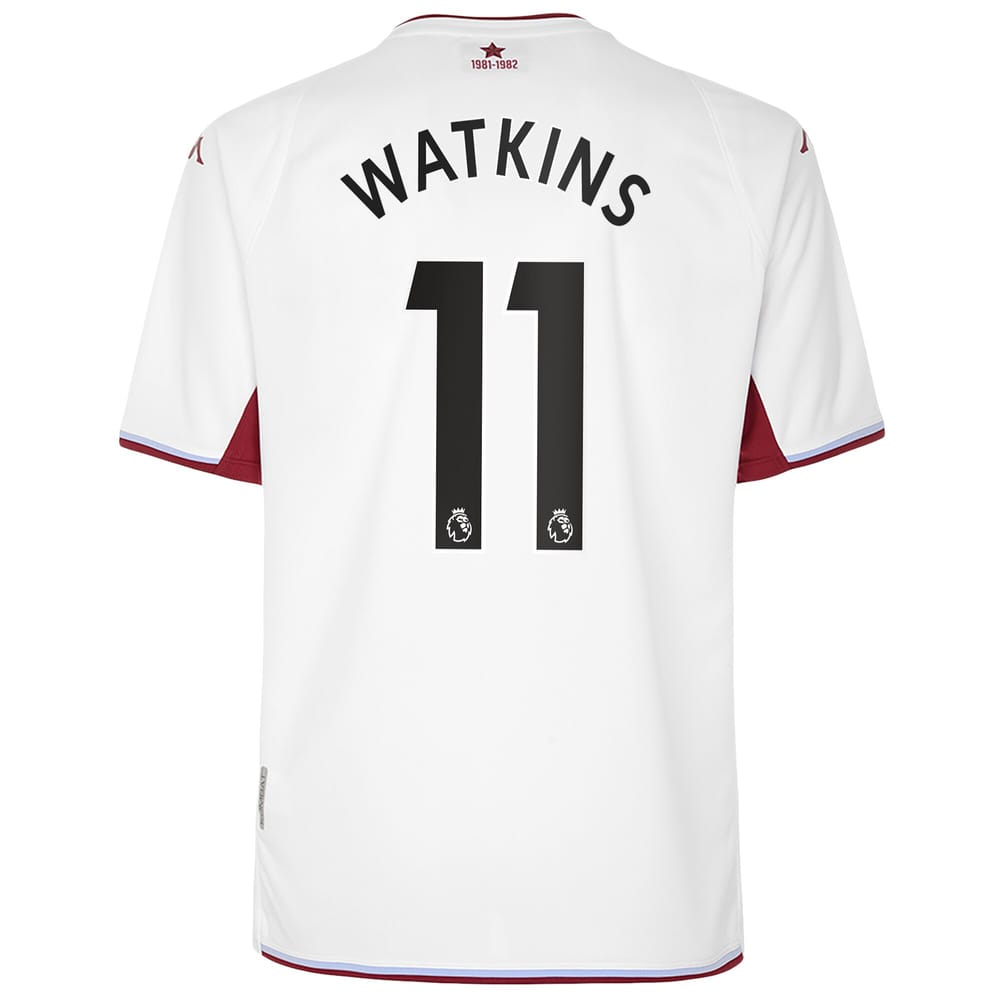 Premier League Aston Villa Away Jersey Shirt 2021-22 player Watkins 11 printing for Men