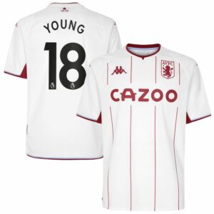 Premier League Aston Villa Away Jersey Shirt 2021-22 player Young 18 printing for Men