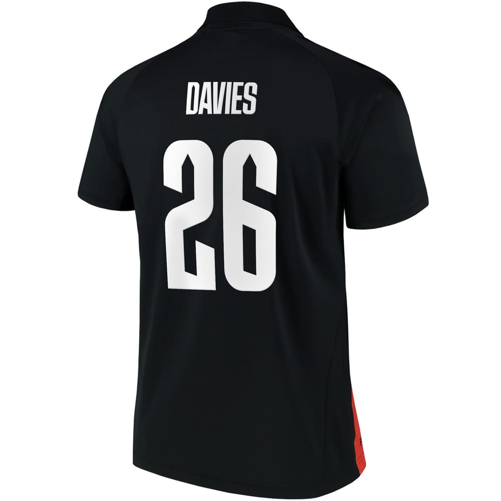 Premier League Everton Away Jersey Shirt 2021-22 player Davies 26 printing for Men