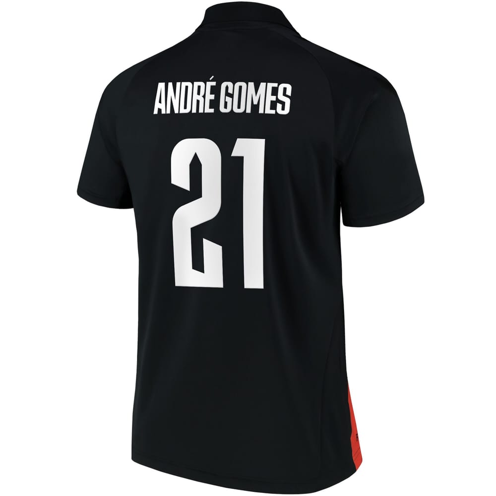 Premier League Everton Away Jersey Shirt 2021-22 player André Gomes 21 printing for Men