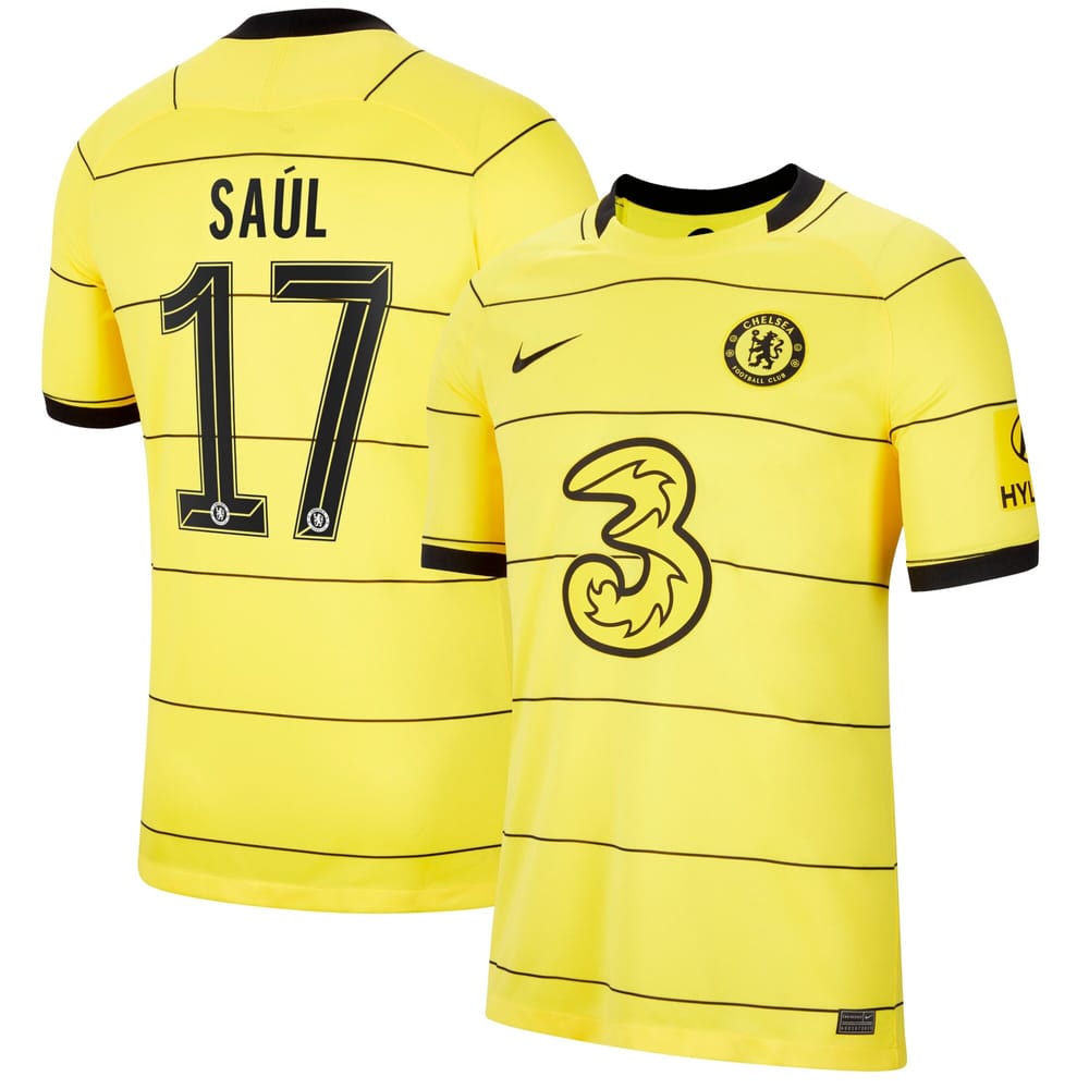 Premier League Chelsea Away Jersey Shirt 2021-22 player Saúl 17 printing for Men