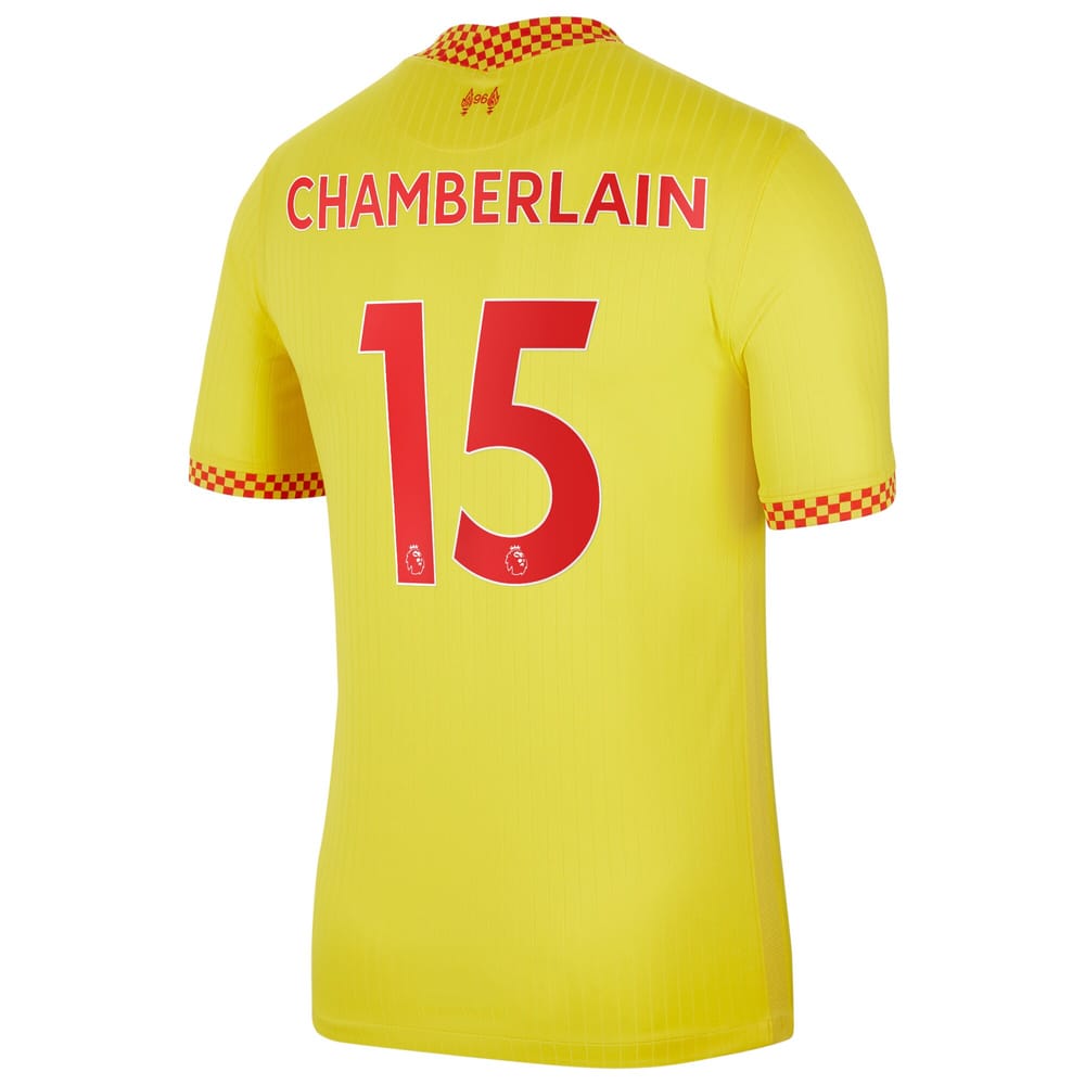 Premier League Liverpool Third Jersey Shirt 2021-22 player Chamberlain 15 printing for Men