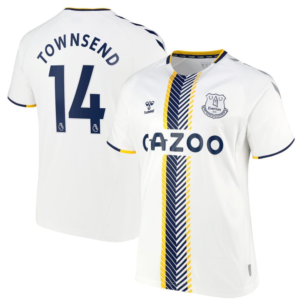Premier League Everton Third Jersey Shirt 2021-22 player Townsend 14 printing for Men