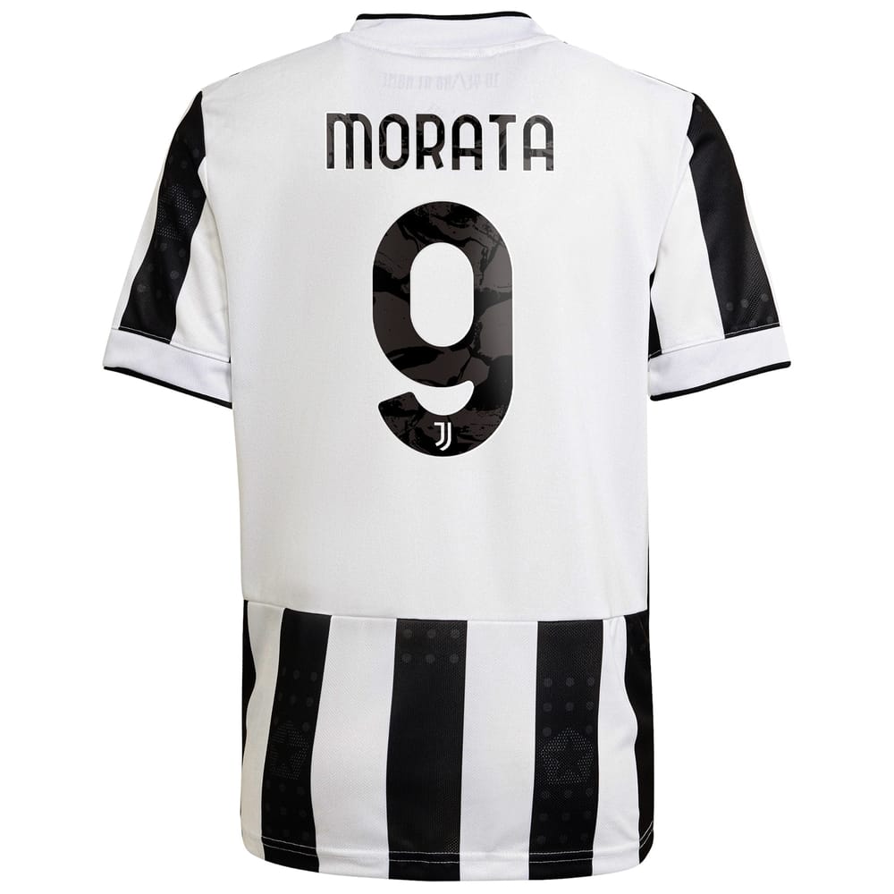 Serie A Juventus Home Jersey Shirt 2021-22 player Morata 9 printing for Men