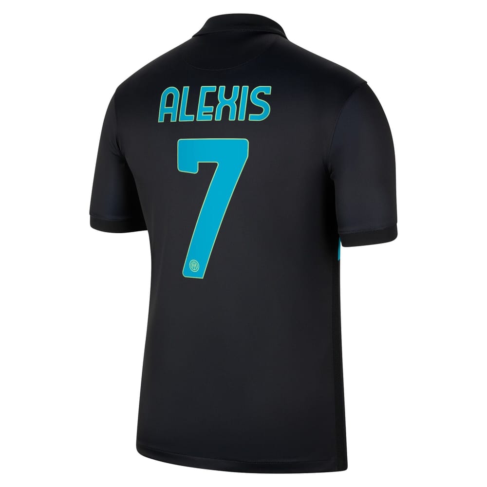 Serie A Inter Milan Third Jersey Shirt 2021-22 player Alexis 7 printing for Men