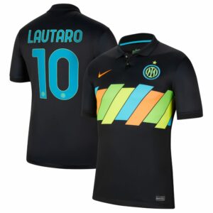 Serie A Inter Milan Third Jersey Shirt 2021-22 player Lautaro 10 printing for Men