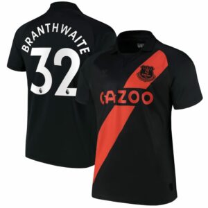 Premier League Everton Away Jersey Shirt 2021-22 player Branthwaite 32 printing for Men