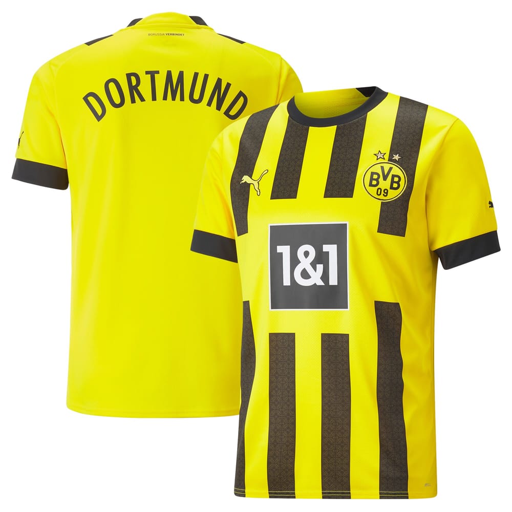 Bundesliga Borussia Dortmund Home Jersey Shirt 2022-23 player Bo printing for Men
