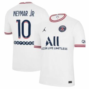 Ligue 1 Paris Saint-Germain Fourth Jersey Shirt 2021-22 player Neymar Jr 10 printing for Men
