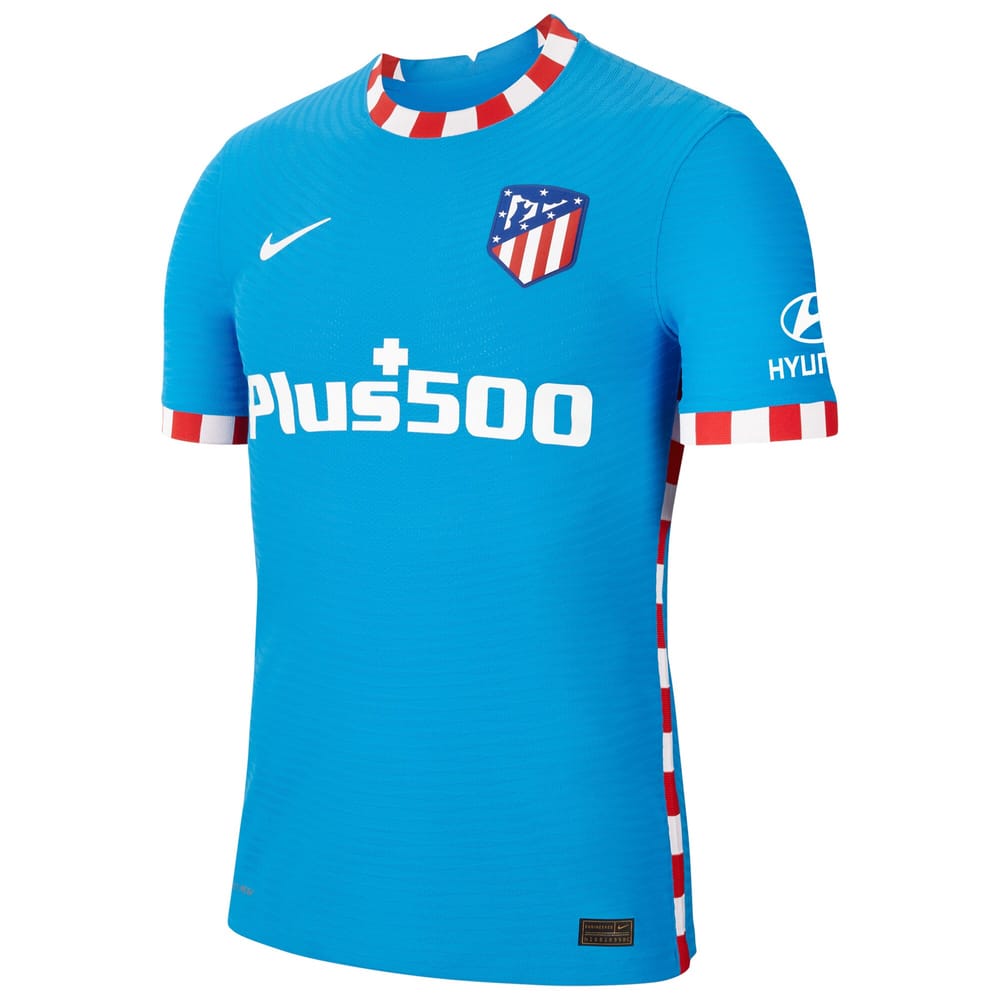 La Liga Atletico de Madrid Third Jersey Shirt 2021-22 player Wass 17 printing for Men