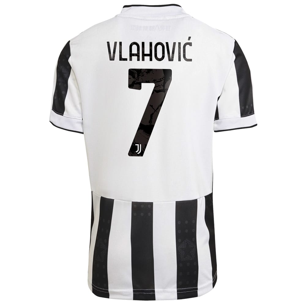 Serie A Juventus Home Jersey Shirt 2021-22 player Vlahovic 7 printing for Men