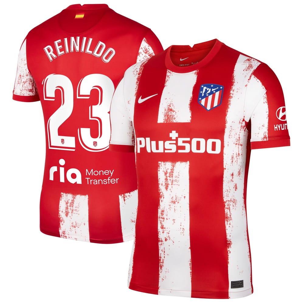 La Liga Atletico de Madrid Home Shirt 2021-22 player Reinildo 23 printing for Men