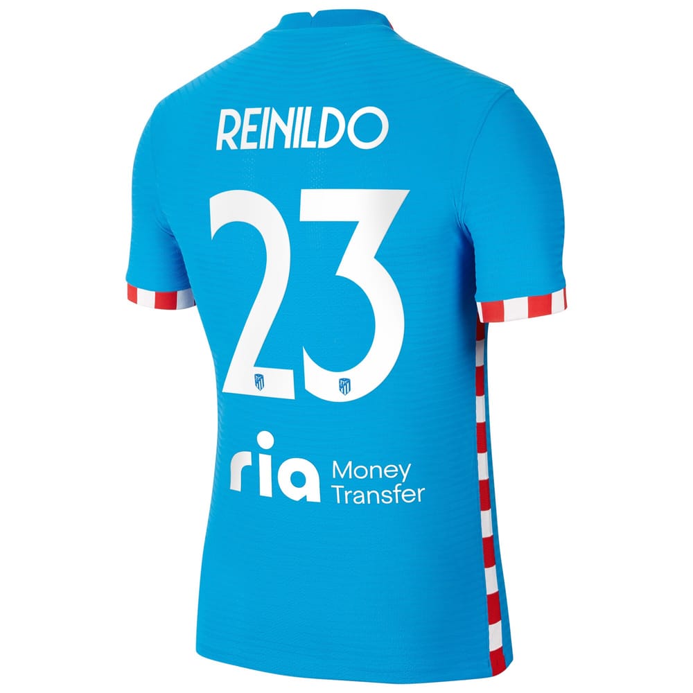 La Liga Atletico de Madrid Third Jersey Shirt 2021-22 player Reinildo 23 printing for Men