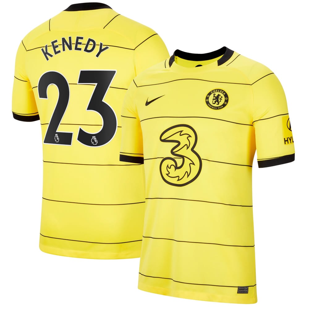 Premier League Away Jersey Shirt 2021-22 player Kenedy 23 printing for Men