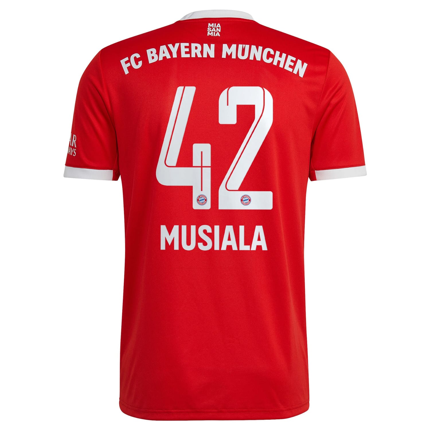 Bundesliga Bayern Munich Home Jersey Shirt 2022-23 player Musiala 42 printing for Men