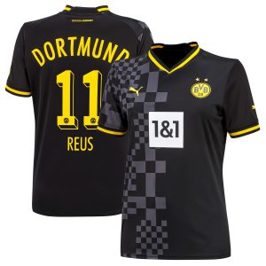 Borussia Dortmund Away Shirt 2022-23 - Womens with Reus 11 printing