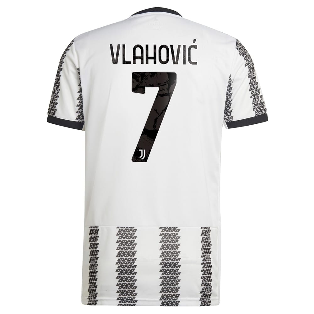 Serie A Juventus Home Jersey Shirt 2022-23 player Vlahovic 7 printing for Men