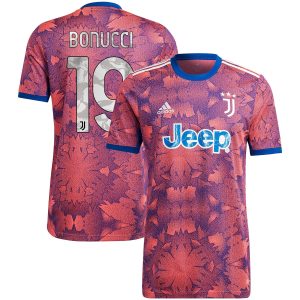 Juventus Third Shirt 2022-23 with Bonucci 19 printing