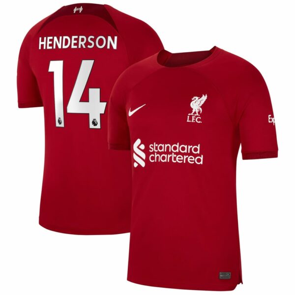 Premier League Liverpool Home Jersey Shirt 2022-23 player Henderson 14 printing for Men