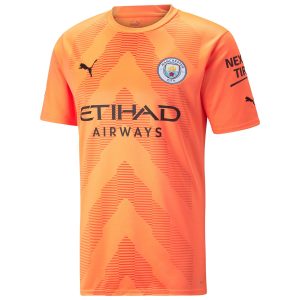 Premier League Manchester City Goalkeeper Jersey Shirt 2022-23 player Ederson M. 31 printing for Men