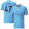 Premier League Manchester City Home Jersey Shirt 2022-23 player Foden 47 printing for Men