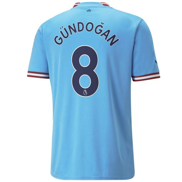 Premier League Manchester City Home Jersey Shirt 2022-23 player Gündogan 8 printing for Men
