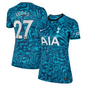 Tottenham Hotspur Third Shirt 2022-23 - Womens with Lucas 27 printing