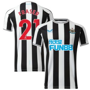 Newcastle United Home Shirt 2022-23 with Fraser 21 printing