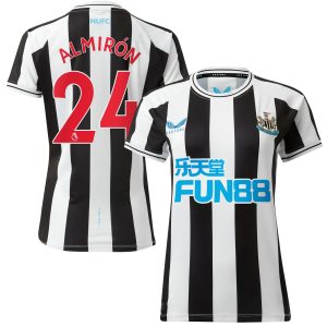 Newcastle United Home Shirt 2022-23 - Womens with Almirón 24 printing