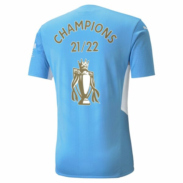 Premier League Manchester City Home Jersey Shirt 2021-22 player Champions 22 printing for Men