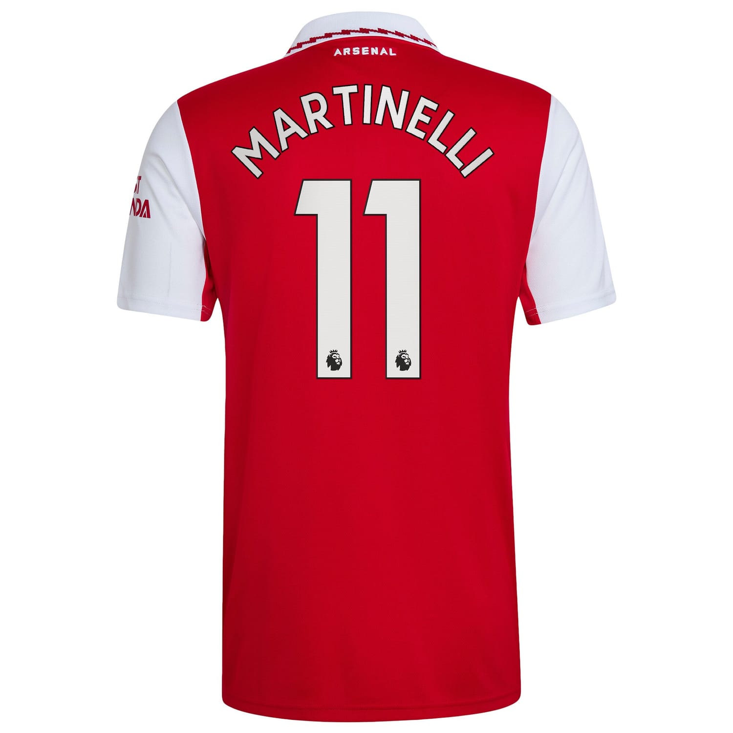Premier League Arsenal Home Jersey Shirt 2022-23 player Martinelli 11 printing for Men