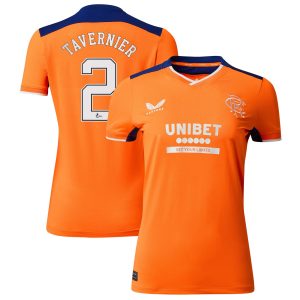 Glasgow Rangers Third Shirt 2022-23 - Womens with Tavernier 2 printing