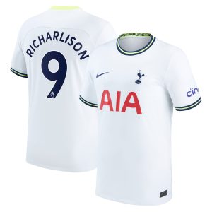 Tottenham Hotspur Home Shirt 2022-23 with Richarlison 9 printing