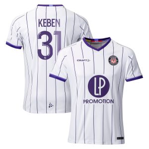 Toulouse Football Club Home Shirt 2022-23 - Womens with Keben 31 printing