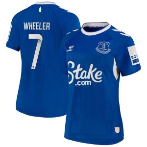 Everton WSL Home Shirt 2022-23 - Womens with Wheeler 7 printing