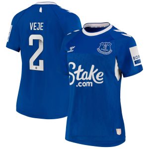 Everton WSL Home Shirt 2022-23 - Womens with Veje 2 printing