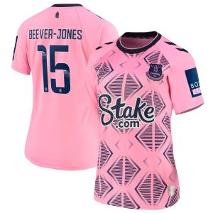 Everton WSL Away Shirt 2022-23 - Womens with Beever-Jones 15 printing