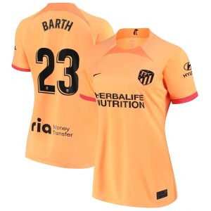 Atlético de Madrid Third Shirt 2022-23 - Womens with Barth 23 printing