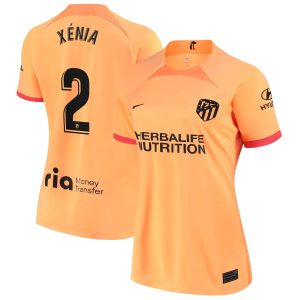 Atlético de Madrid Third Shirt 2022-23 - Womens with Xénia 2 printing