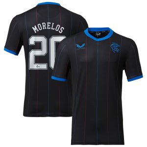 Glasgow Rangers Fourth Pro Shirt 2022-23 with Morelos 20 printing