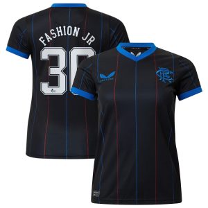 Glasgow Rangers Fourth Shirt 2022-23 - Womens with Fashion Jr 30 printing