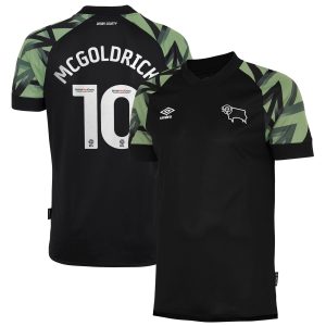 Derby County Away Shirt 2022-23 with McGoldrick 10 printing