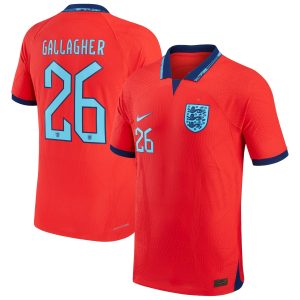 England Away Match Shirt 2022 with Gallagher 26 printing