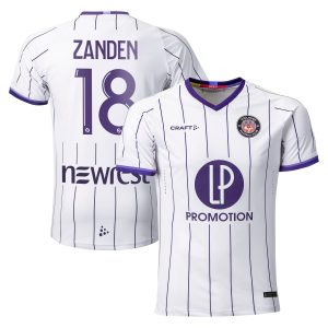 Toulouse Football Club Home Pro Shirt 2022-23 with Zanden 18 printing