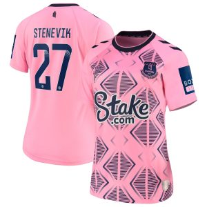 Everton WSL Away Shirt 2022-23 - Womens with Stenevik 27 printing