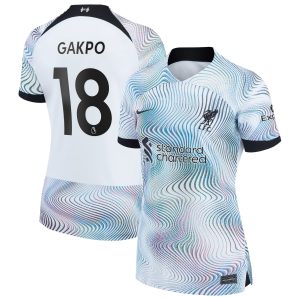 Liverpool Away Shirt 2022-23 - Womens with Gakpo 18 printing