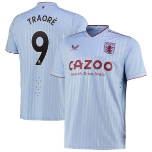 Aston Villa Away Pro Shirt 2022-23 with Traoré 9 printing