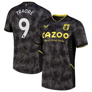 Aston Villa Third Shirt 2022-23 with Traoré 9 printing